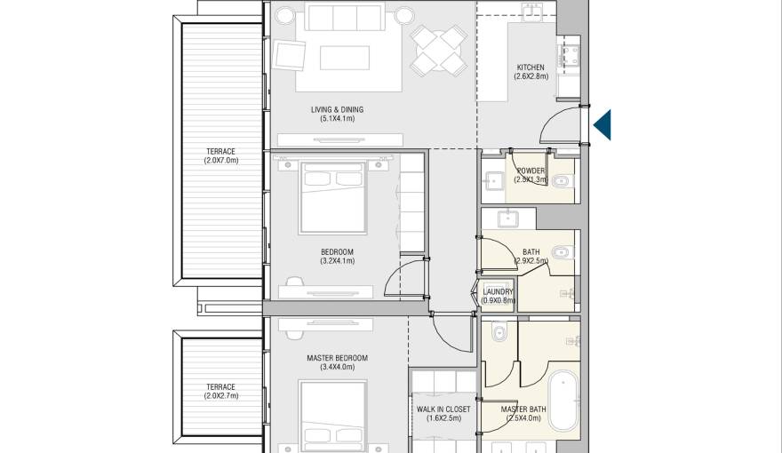 Plans Vida Residences Saadiyat Island
