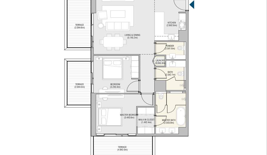 Plans Vida Residences Saadiyat Island