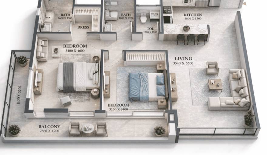Plans Aum 99 Residences