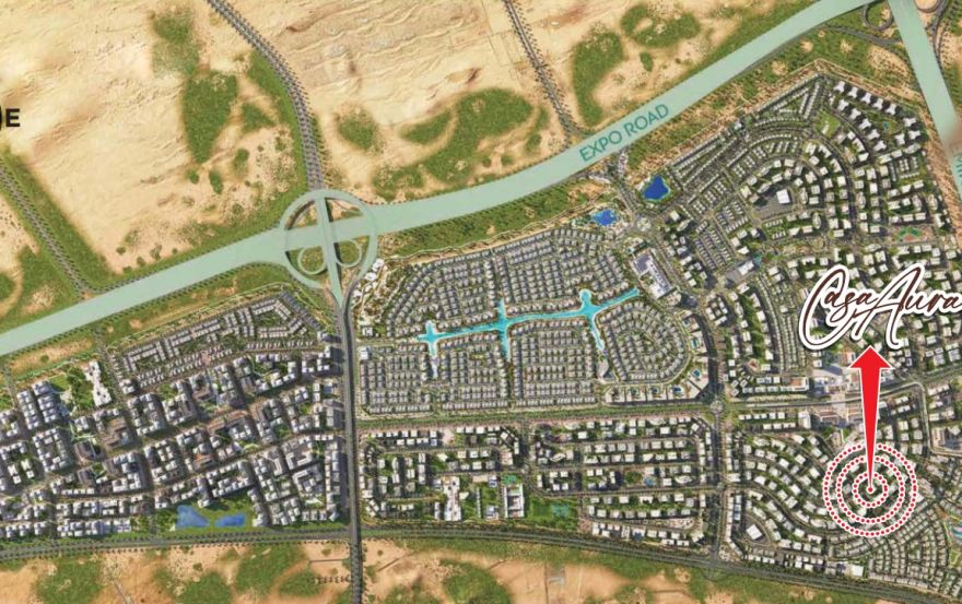 Site plan – Casa Aura