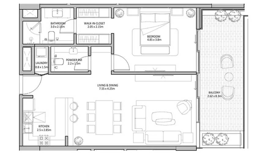 Plans Blue Beach Residence