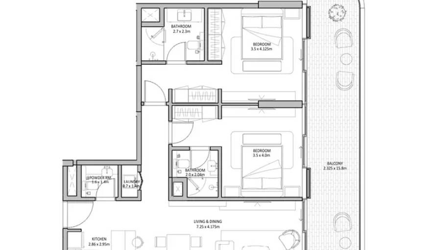 Plans Blue Beach Residence