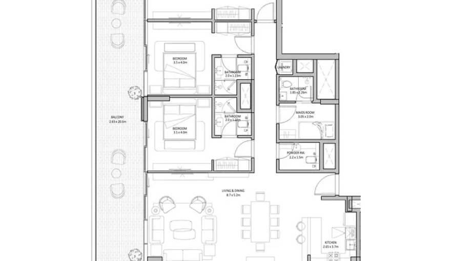 Plans Blue Beach Residence