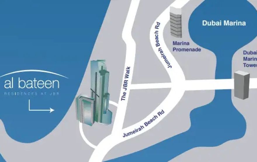 Site plan – Al Bateen Residences