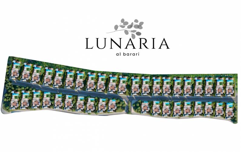 Site plan – Lunaria Villas