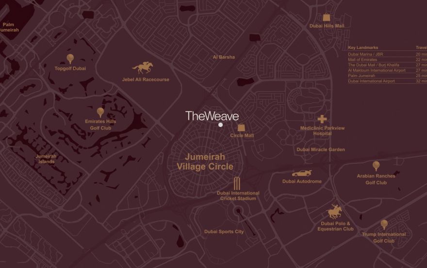 Site plan – The Weave