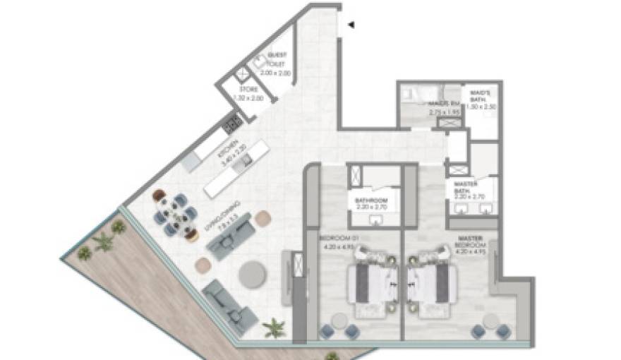 Plans Habtoor Grand Residences