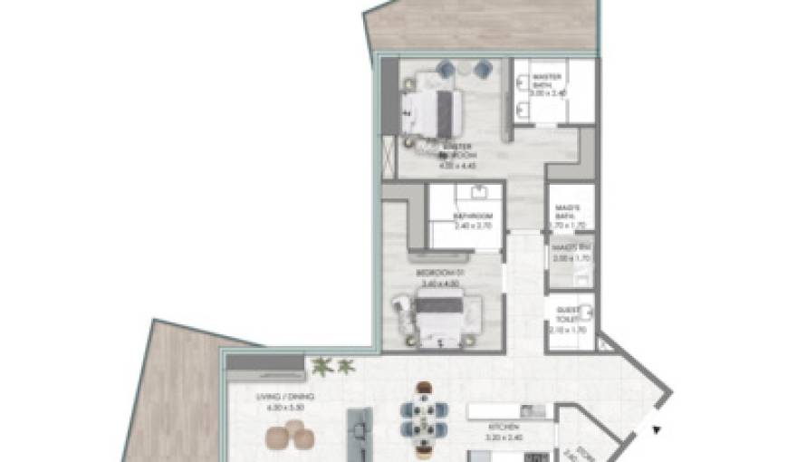 Plans Habtoor Grand Residences