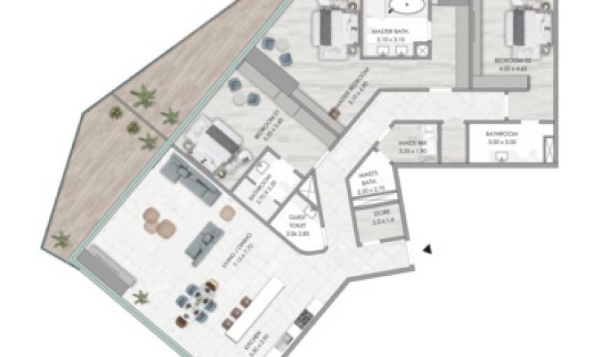 Plans Habtoor Grand Residences