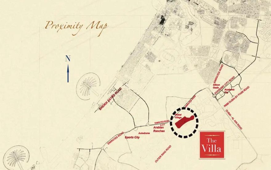 Site plan – The Villa