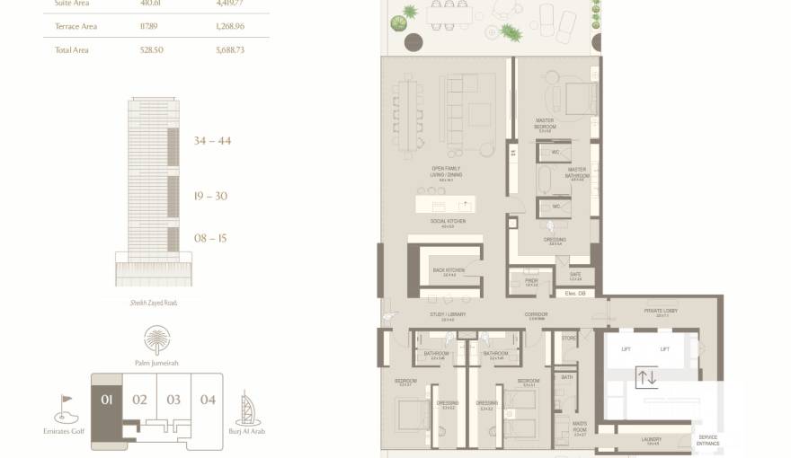 Plans The Chedi Private Residences