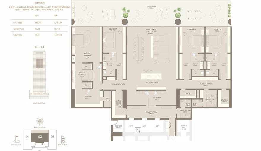 Plans The Chedi Private Residences