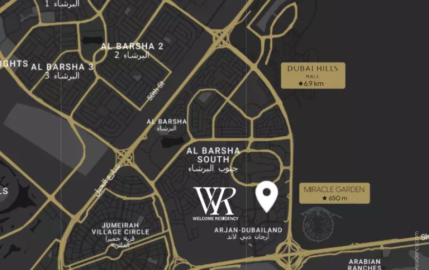 Site plan – Welcome Residency