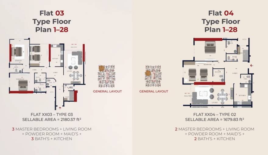 Plans Al Teneiji Tower