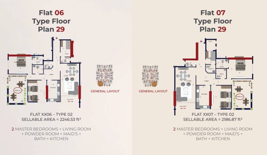 Plans Al Teneiji Tower