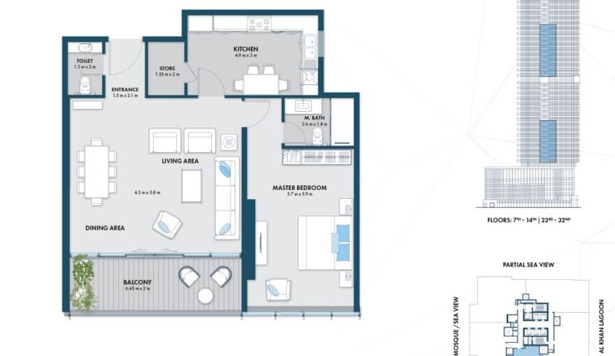 Plans Almaza Tower