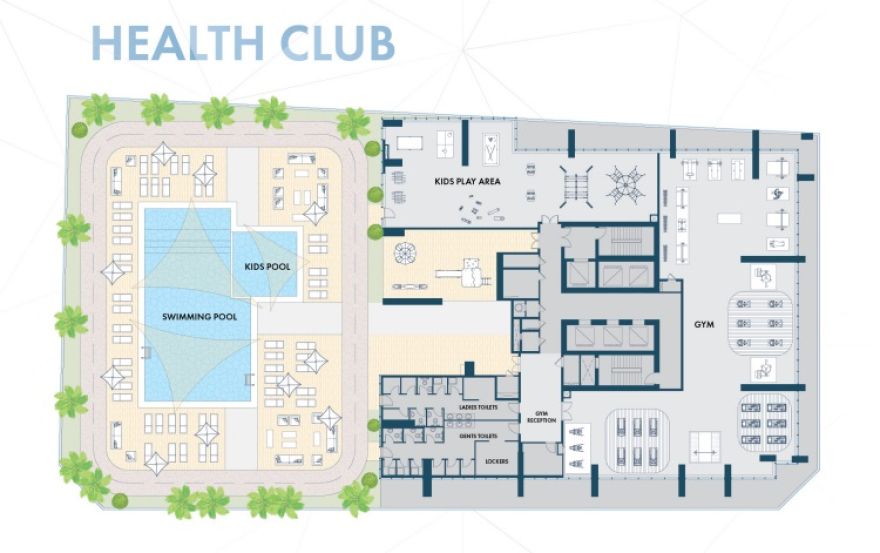 Site plan – Almaza Tower