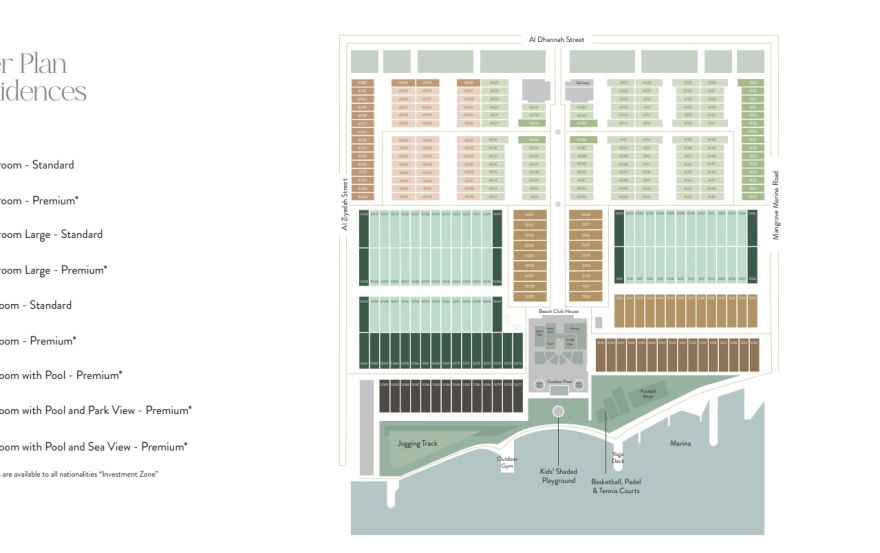 Site plan – Mangrove Village