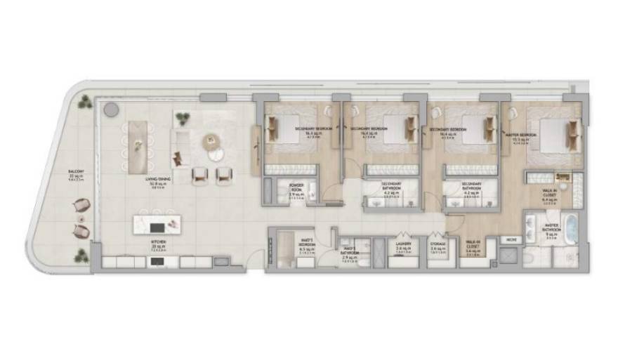 Plans Fahid Beach Residences