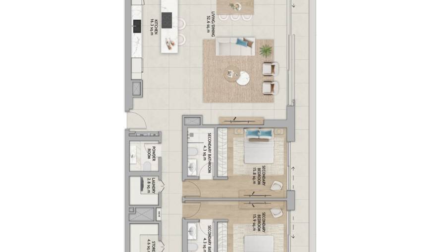 Plans Fahid Beach Terraces