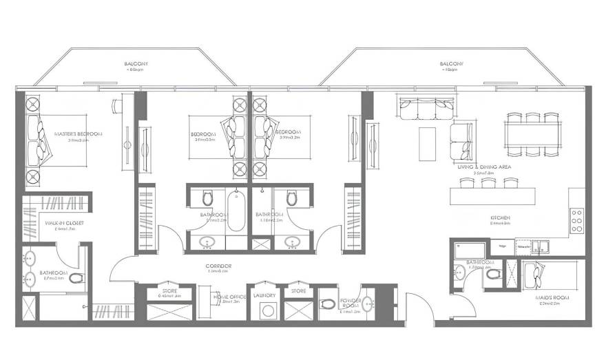 Plans Louvre Abu Dhabi Residences