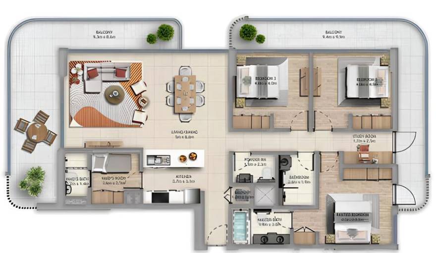 Plans Manarat Living