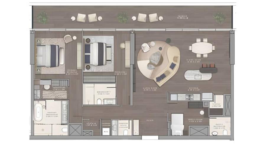 Plans Mandarin Oriental Residences