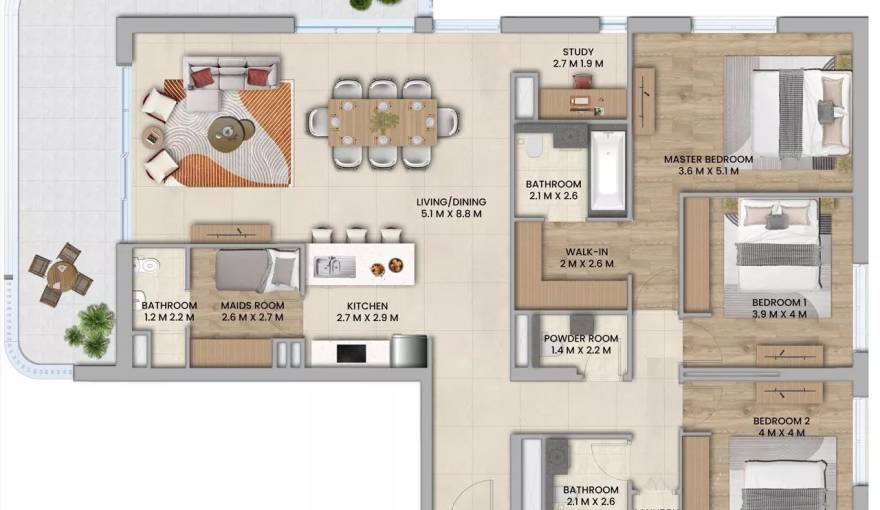 Plans Nouran Living