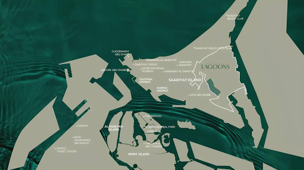 General plan – Saadiyat Lagoons#1