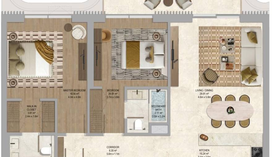Plans The Canopies at Yas Point