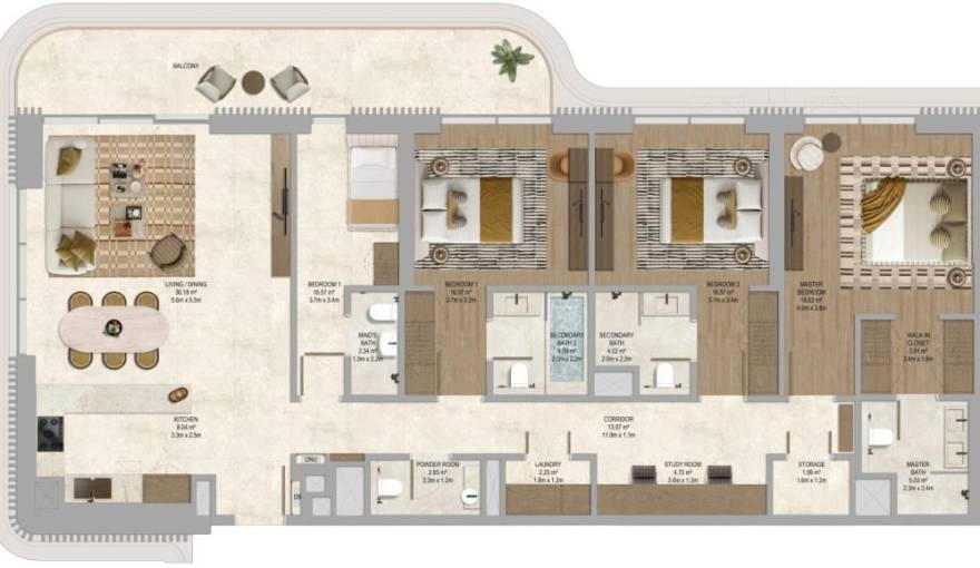 Plans The Canopies at Yas Point