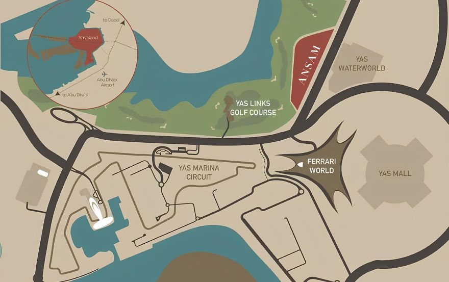 Site plan – Yas Golf Collection