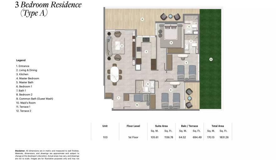 Plans Parkgreen Residences