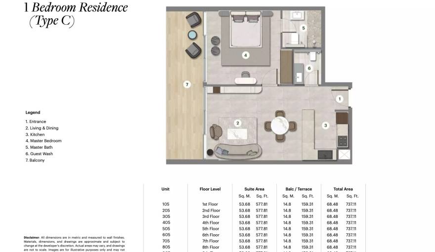 Plans Parkgreen Residences