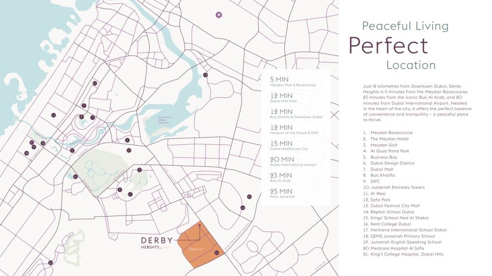 General plan – Derby Heights#1