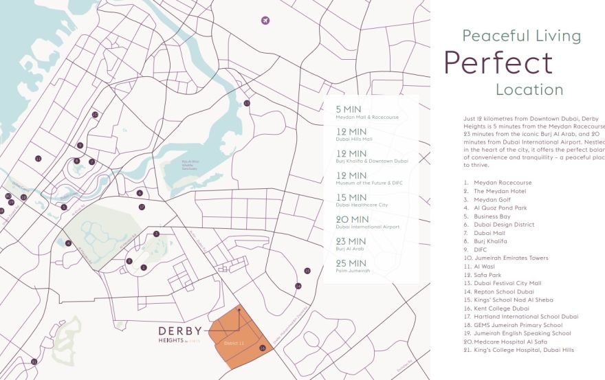 Site plan – Derby Heights