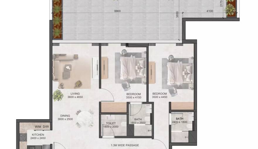 Plans Evora Residences
