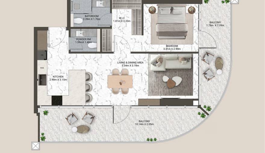 Plans V-Suites by Anax