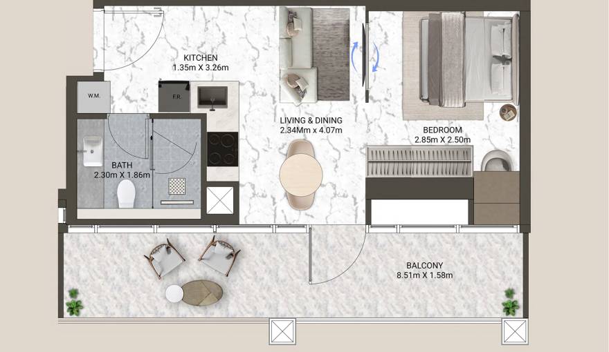 Plans V-Suites by Anax