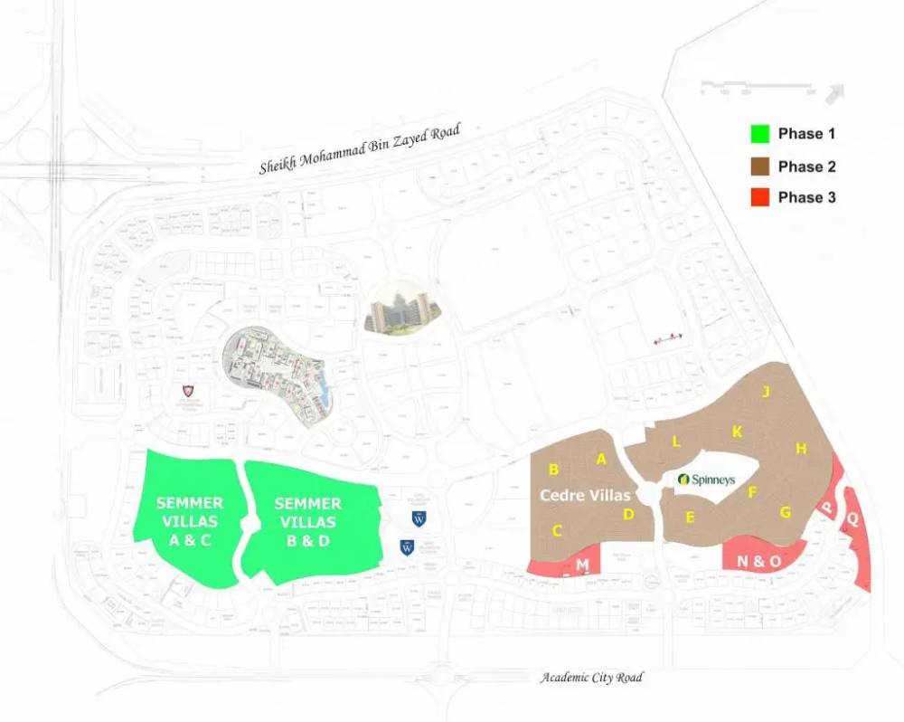 General plan – Cedre Villas#1