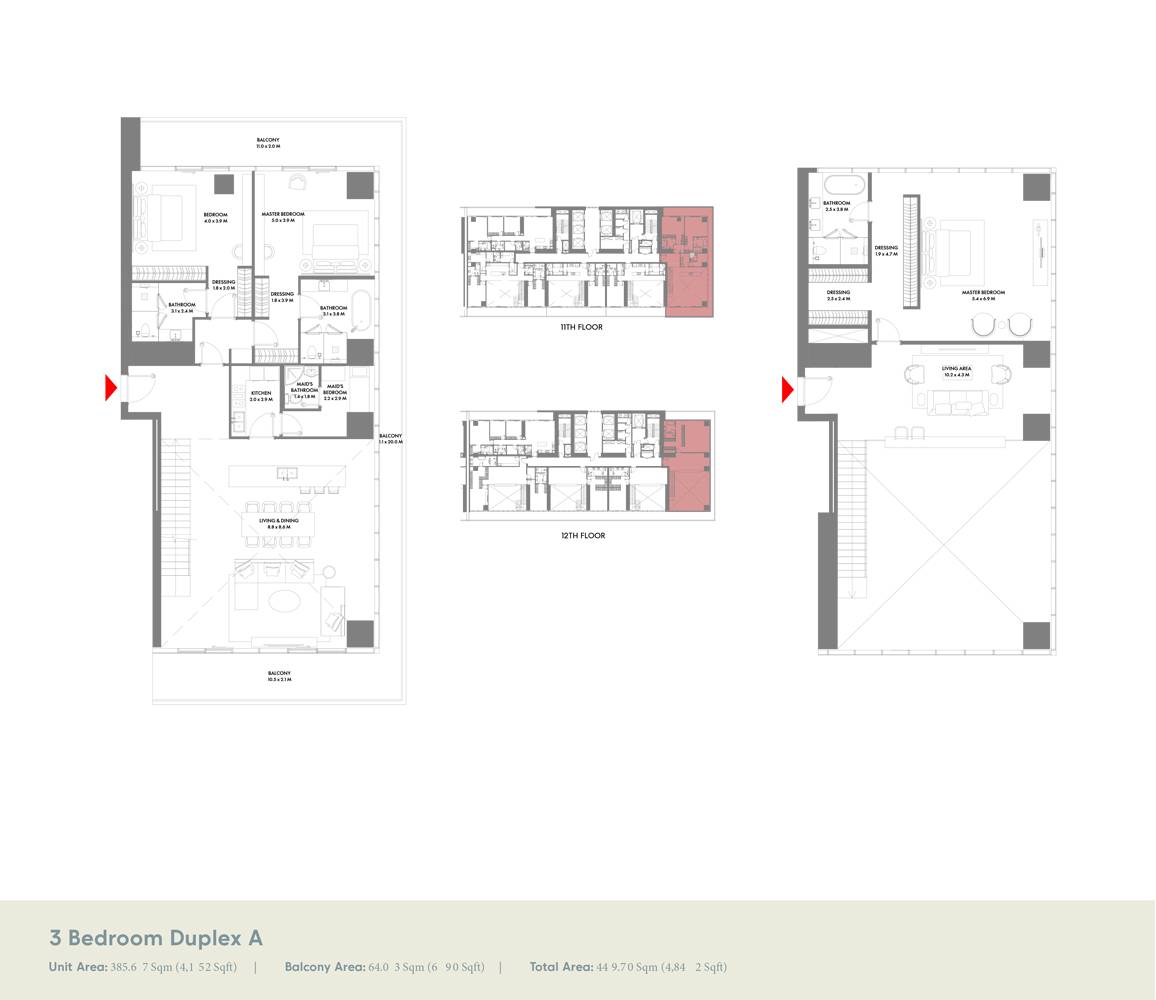 Plans W Residences by Arada #5