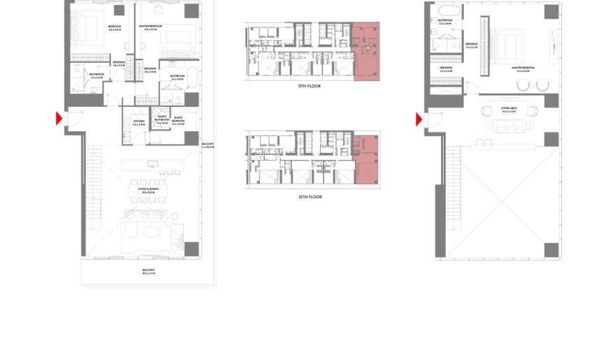 Plans W Residences by Arada