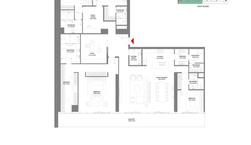 Plans W Residences by Arada