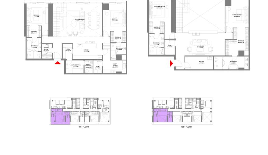 Plans W Residences by Arada