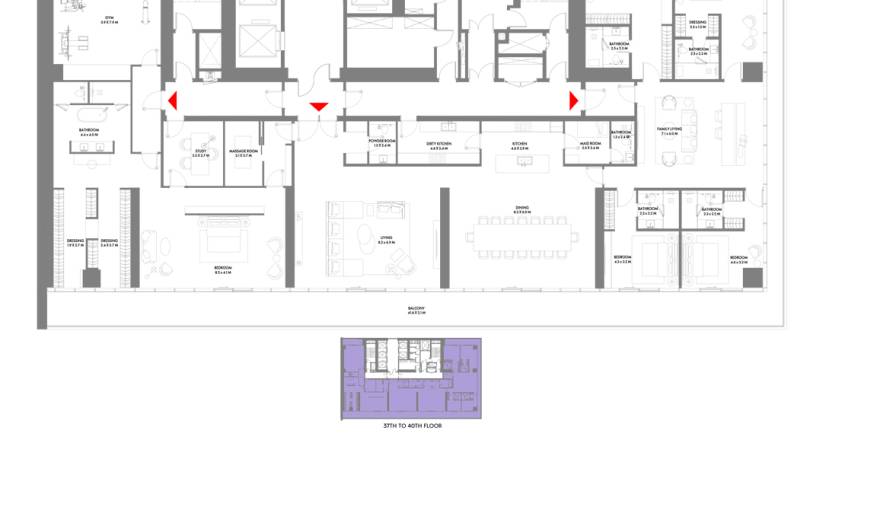 Plans W Residences by Arada