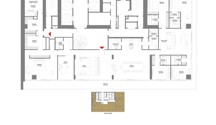 Plans W Residences by Arada