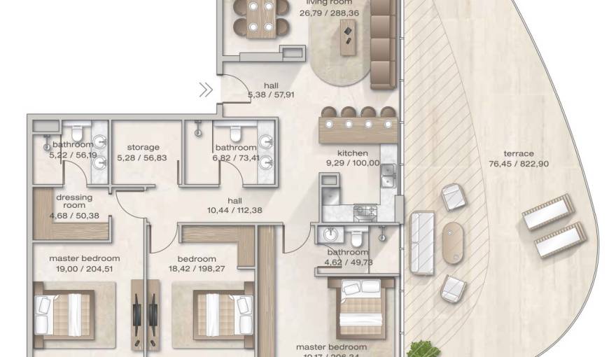 Plans Zephyra Residences