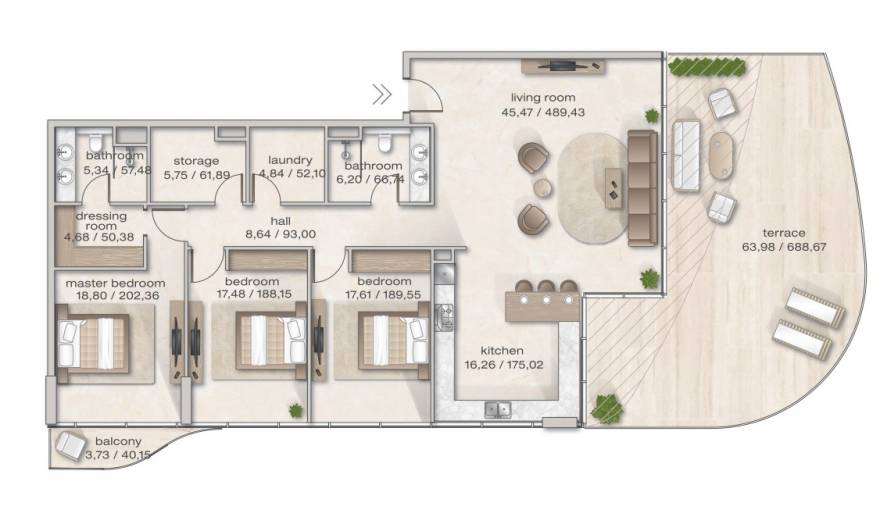 Plans Zephyra Residences