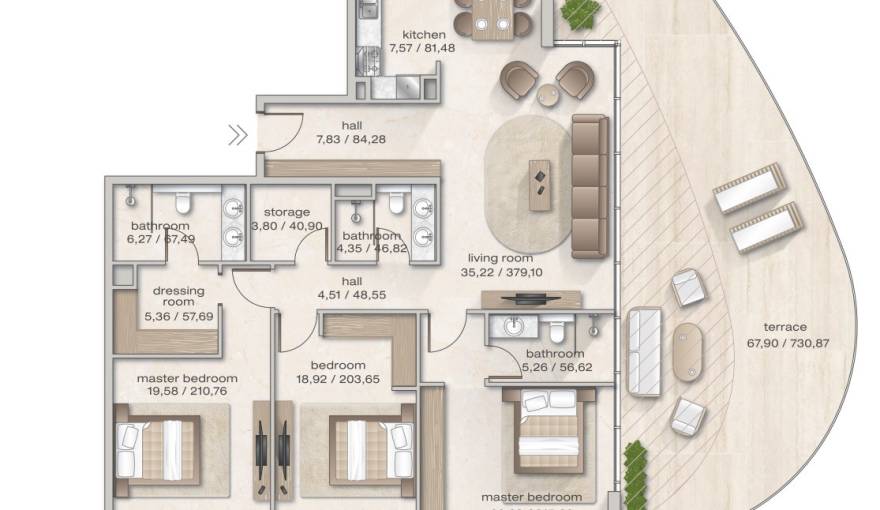 Plans Zephyra Residences