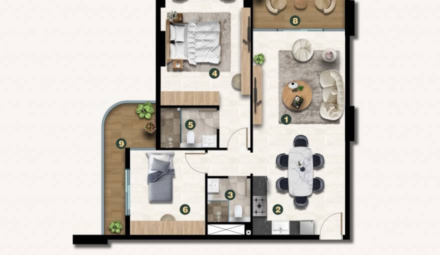 Plans Golf Terrace Residences